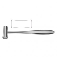 Lucae Bone Mallet Stainless Steel, 19.5 cm - 7 3/4" Head Diameter - Weight 19.0 mm Ø - 230 Grams